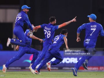 Afghanistan in to the semi finals of the 2024 T20 World Cup