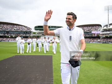 The Last game of James Anderson