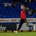 Imran Tahir celebration in the Caribbean Premier League