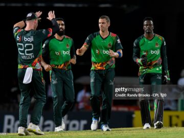 Barbados Royals vs St Kitts and Nevis Patriots in the 2024 CPL