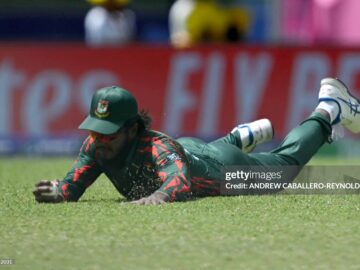 Jaker Ali in the third Bangladesh vs West Indies T20